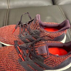 Adidas Red and Black Sneakers